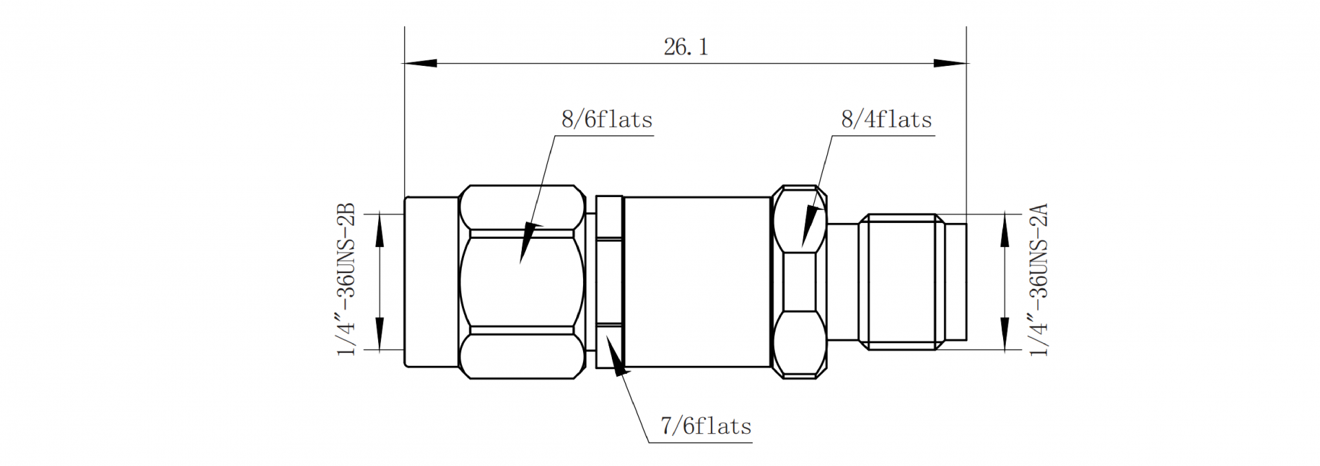 3.5 mm adapter, 3.5 mm male to female adapter, custom rf adapter