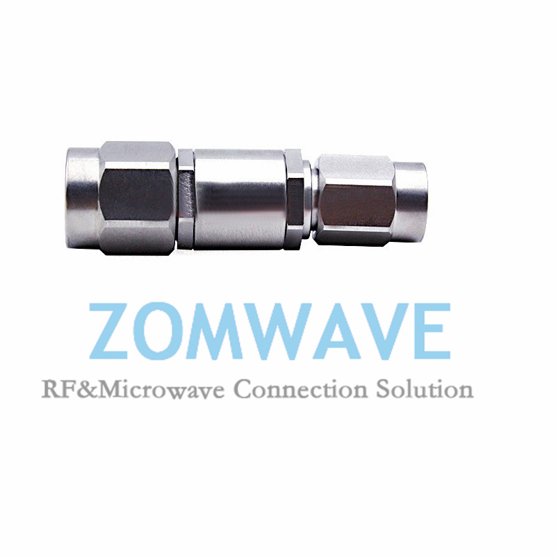 3.5mm Male to SSMA Male Stainless Steel Adapter, 26.5GHz