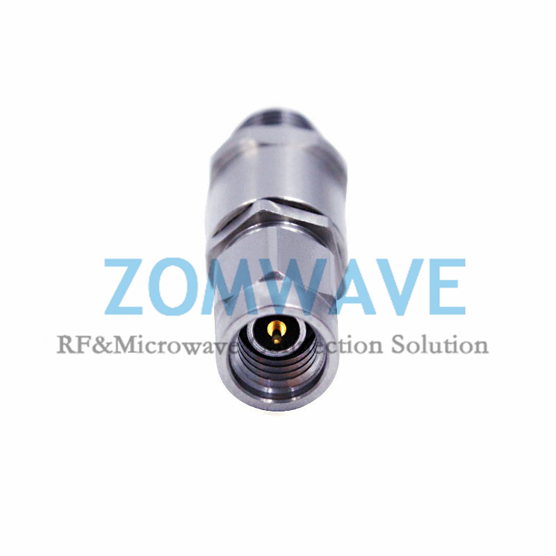 3.5mm Female to SSMA Male Stainless Steel Adapter, 26.5GHz