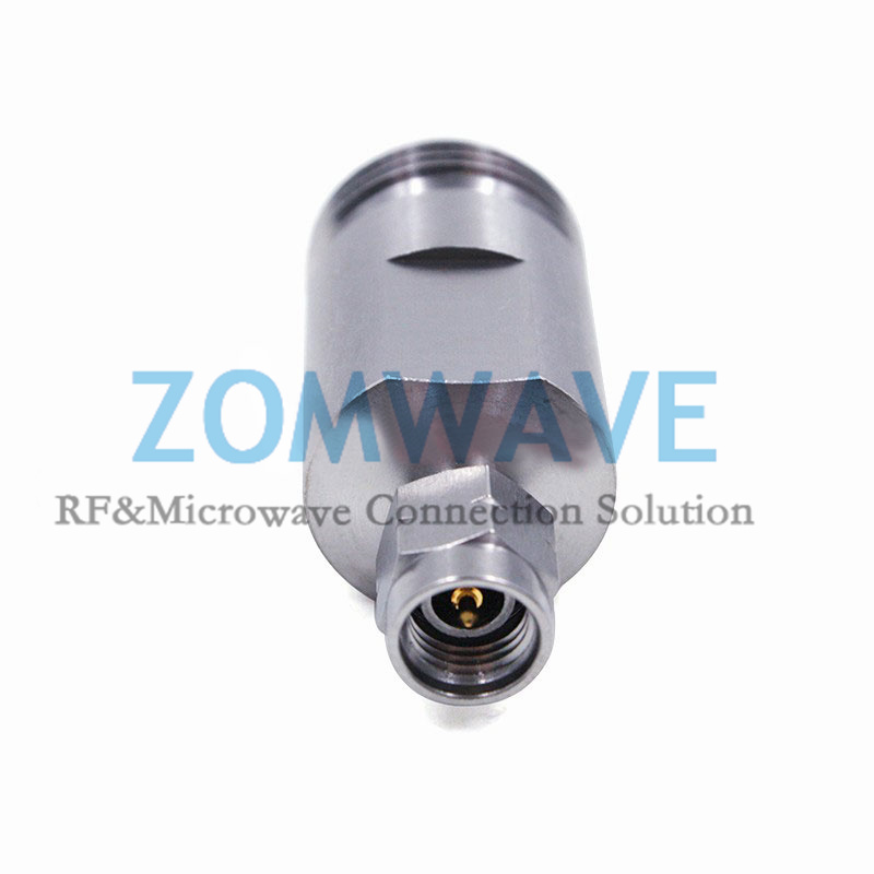 3.5mm Male to N Type Female Stainless Steel Adapter, 18GHz