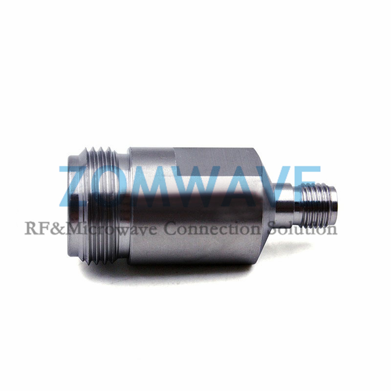 3.5mm Female to N Type Female Stainless Steel Adapter, 18GHz