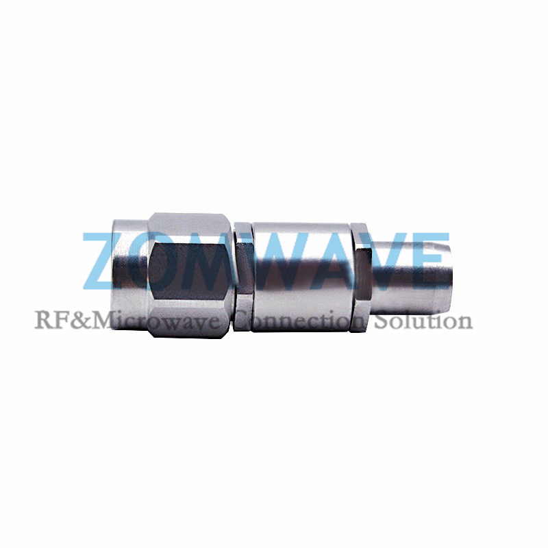 3.5mm Male to BMA Male Stainless Steel Adapter, 18GHz