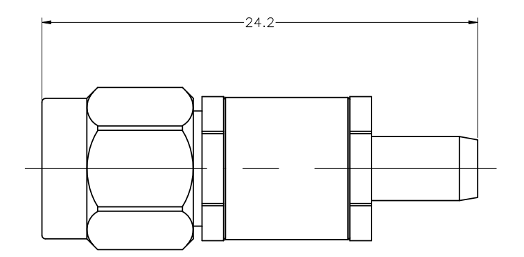 3.5 mm adapter, 3.5mm  male adapter, adapter sbma