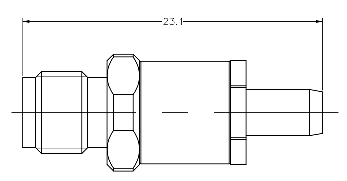 3.5mm female adapter, sbma male adapter, custom rf adpter