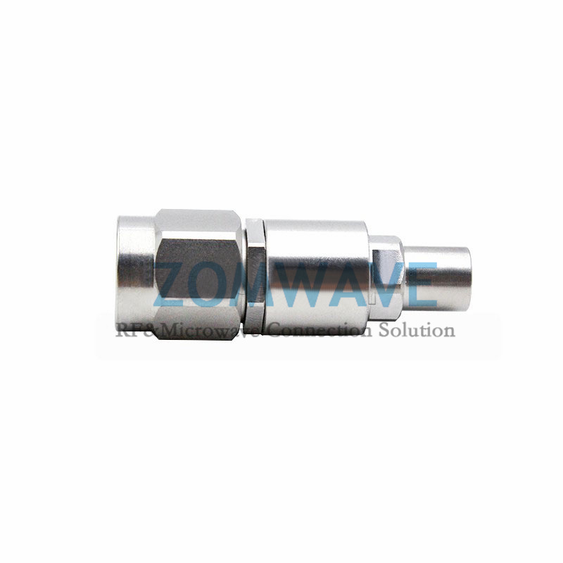 2.92mm Male to Mini SMP (SMPM/GPPO) Male Stainless Steel Adapter, 40GHz