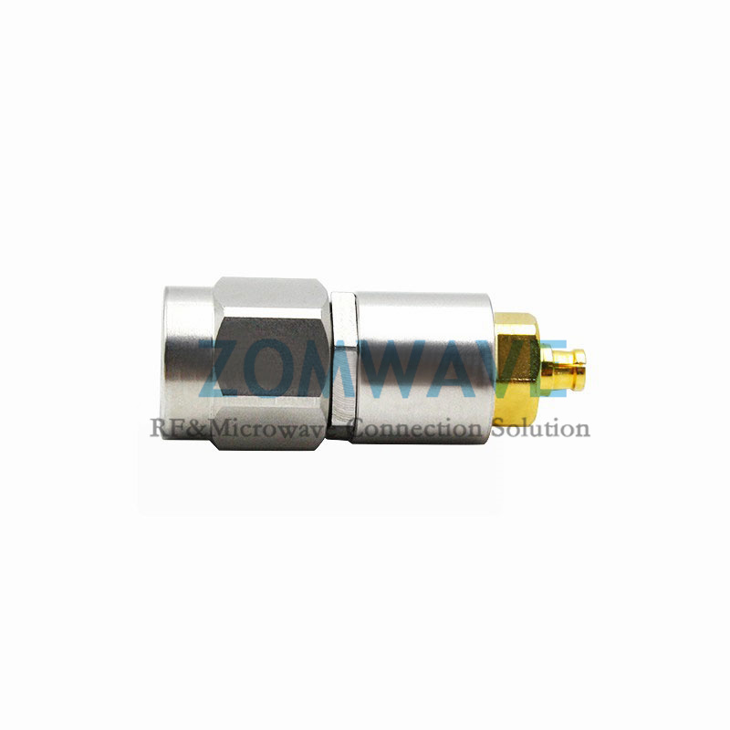 2.92mm Male to Mini SMP (SMPM/GPPO) Female Stainless Steel Adapter, 40GHz