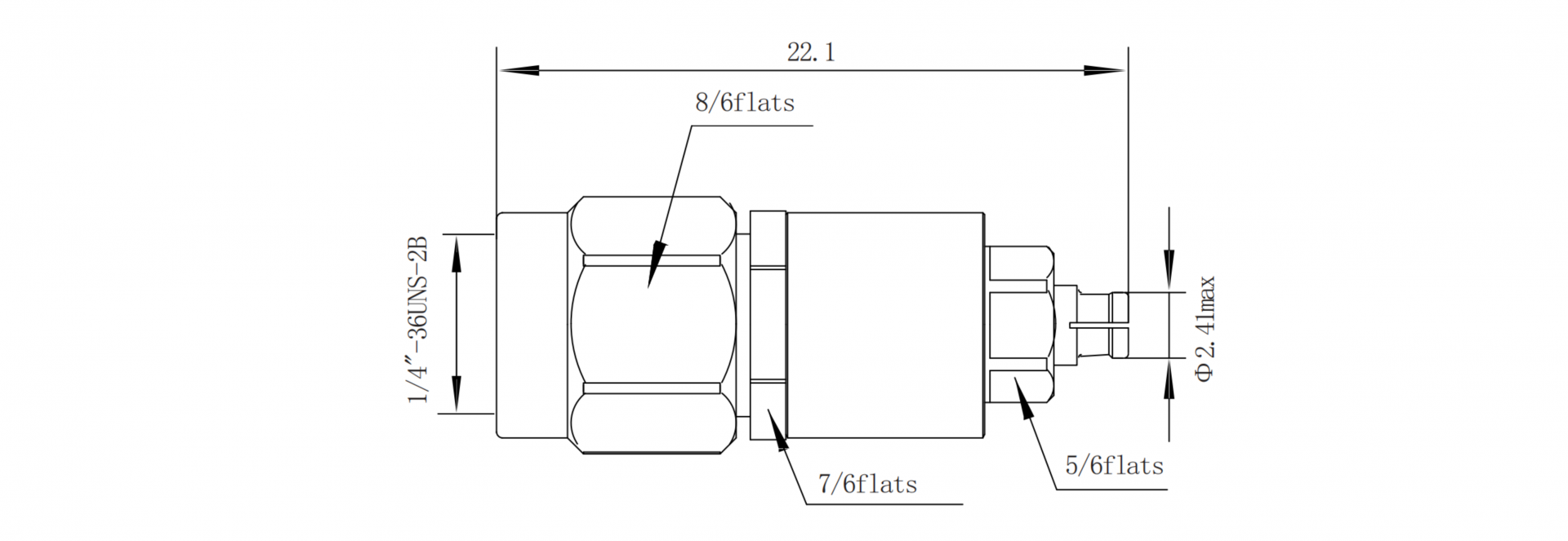 mini smp adapter, mini smp female adapter, gppo adapter