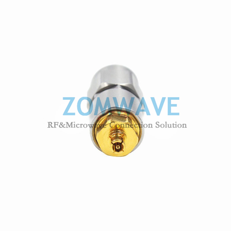 SSMA Male to Mini SMP (SMPM/GPPO) Female Stainless Steel Adapter, 40GHz