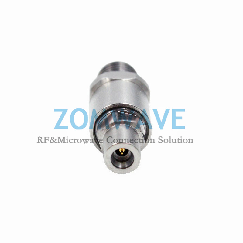 SSMA Female to Mini SMP (SMPM/GPPO) Male Stainless Steel Adapter, 40GHz