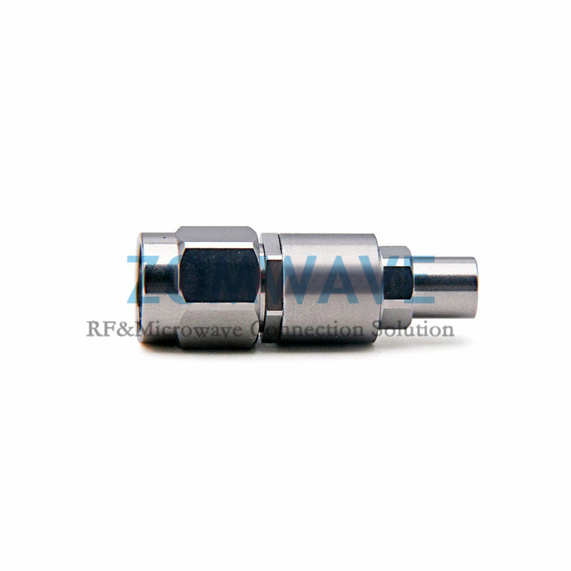 SMA Male to Mini SMP (SMPM/GPPO) Male Stainless Steel Adapter, 18GHz