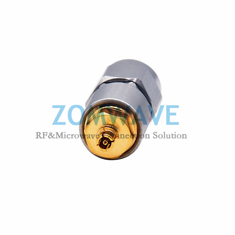 SMA Male to Mini SMP (SMPM/GPPO) Female Stainless Steel Adapter, 18GHz