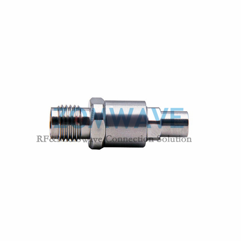 SMA Female to Mini SMP (SMPM/GPPO) Male Stainless Steel Adapter, 18GHz