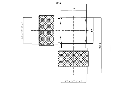 rf adapter, type n adapter, n male adapter, coaxial adapter