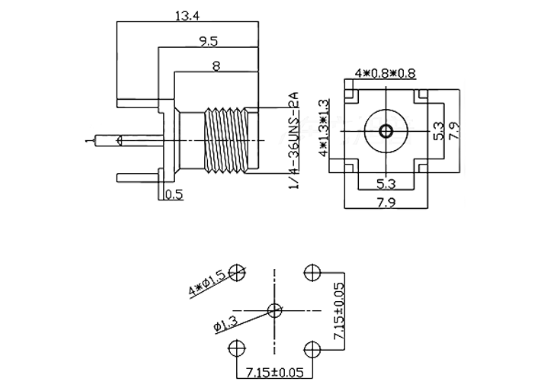 sma connector, sma adapter, sma female connector, rf connector
