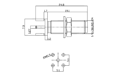 sma adapter, sma female adapter, sma female , sma jack