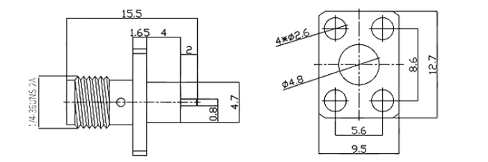 sma connector, sma female, custom rf connectors