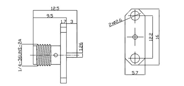 sma connector, sma coaxial connector, sma female