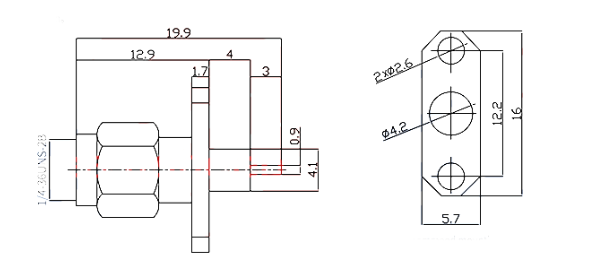 sma connector, sma male connector, rf connectors