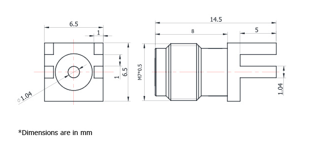 2.4 mm connector, 2.4mm connector, custom rf connector