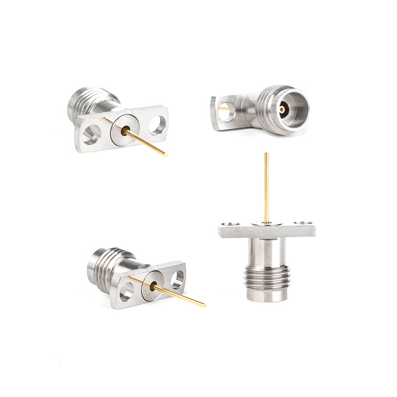 2.4mm Female Terminal,2 hole Flange with .402 inch Hole Sapcing,Extended 10mm Pi