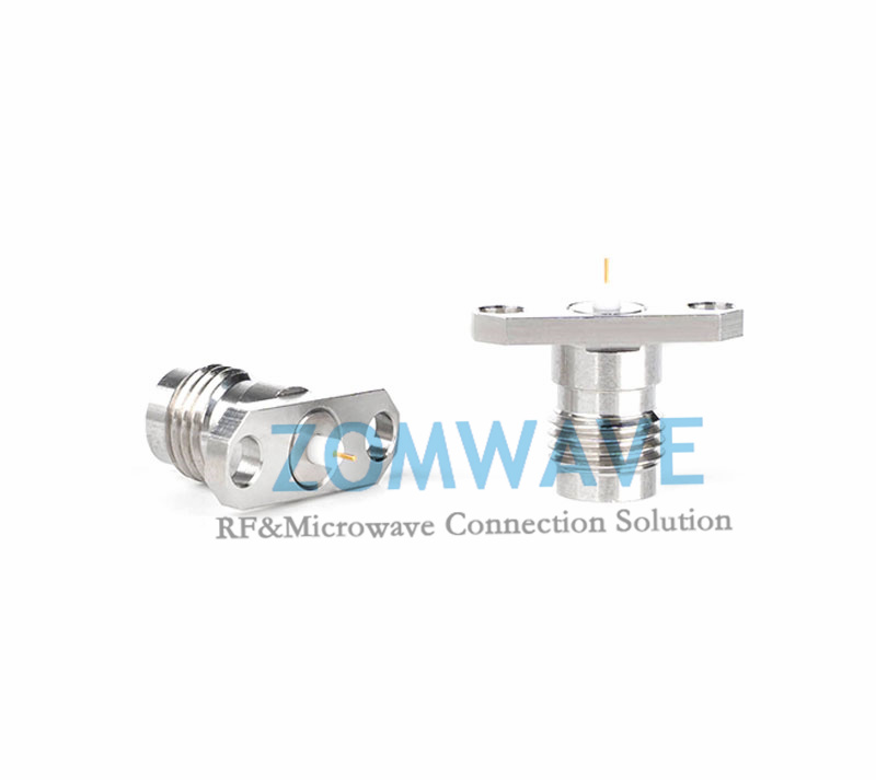 2.4mm Female Terminal, 2 hole Flange with .480 inch Hole Sapcing, 50GHZ