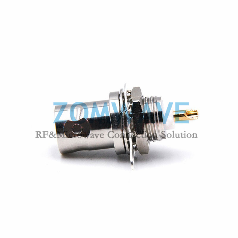 BNC Female Rear Mount Terminal, Extended 1.9mm Insulator and 4.7mm Pin, 4GHz