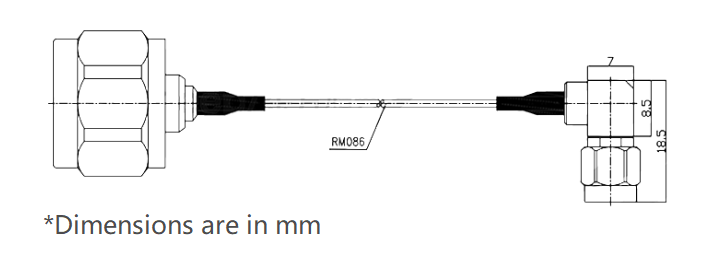 sma male cable, sma cable assemblies, n male cable