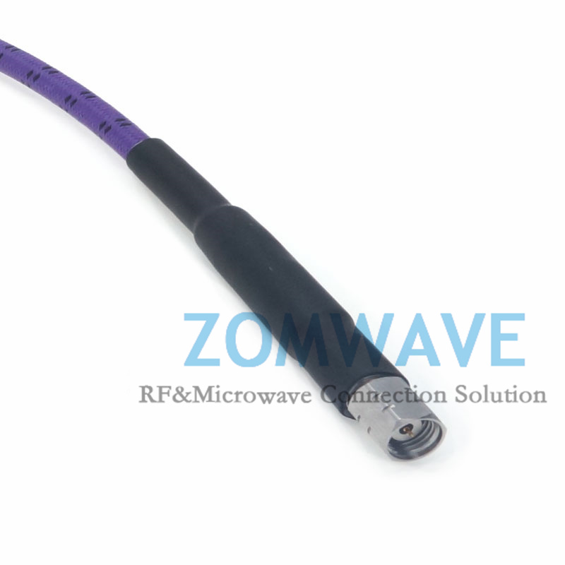 1.85mm Male to 1.85mm Male Mircrowave Test Cable, Low Loss Phase-Stable, 67GHz