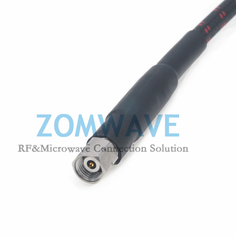 2.4mm Male to 2.4mm Male Mircrowave Test Cable, Low Loss Phase-Stable, 50GHz