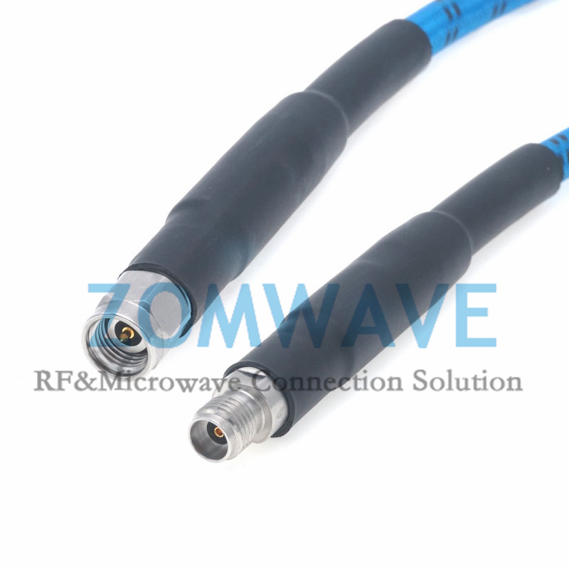 2.92mm Male to 2.92mm Female Mircrowave Test Cable, Low Loss Phase-Stable, 40GHz
