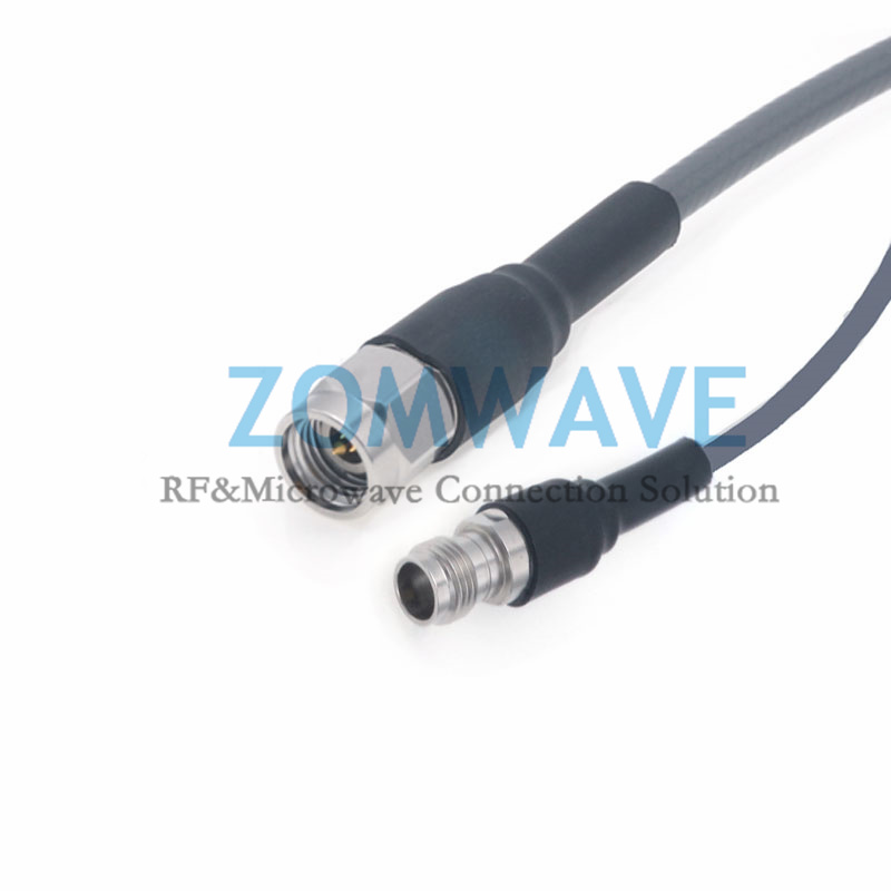 2.4mm Female to 2.92mm Male, Flexible ZCXN 3507 Cable, 40GHz