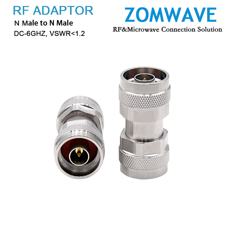 N Type Male to N Type Male Adapter, 6GHz