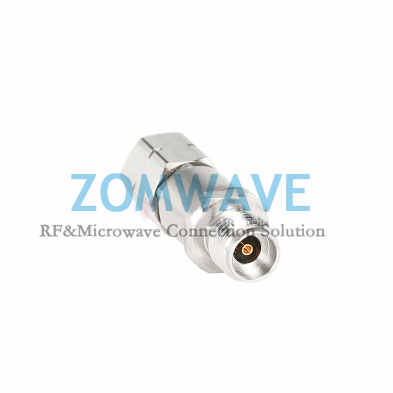 2.4mm Male to 2.92mm Female Stainless Steel Adapter, 40GHz