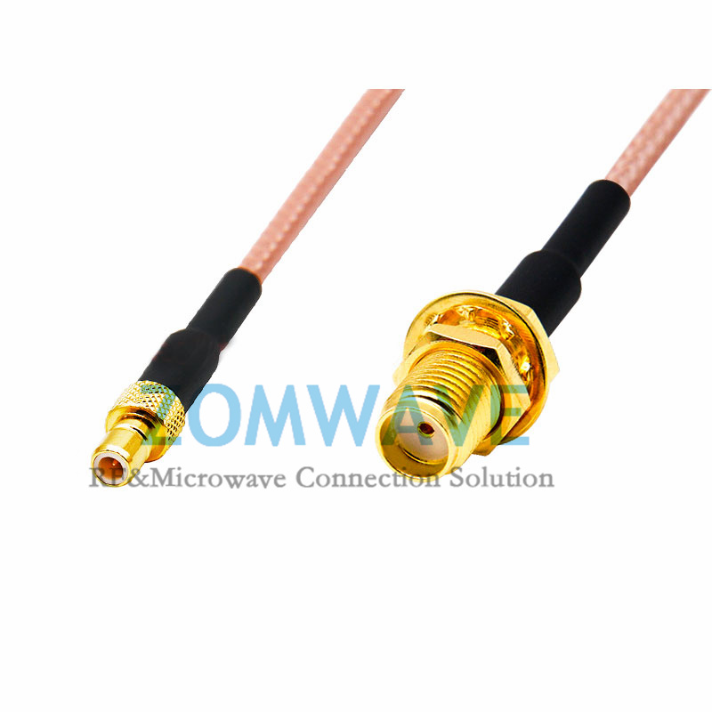 SMA Female Bulkhead to SMB Male, RG316 Cable, 4GHz