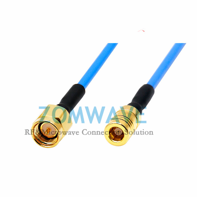 SMA Male to SMB Female, Flexible .086''_SS405 Cable, 4GHz