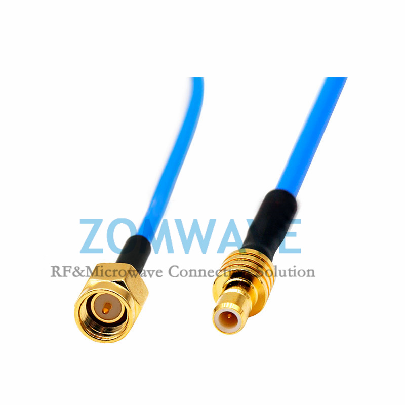 SMA Male to SMB Male, Formable .086''_RG405 Cable, 4GHz