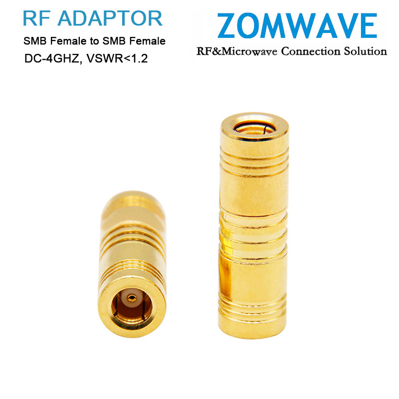 SMB Female to SMB Female Adapter, 4GHz