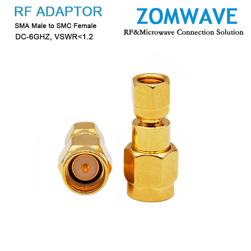 SMA Male to SMC Female Adapter, 6GHz