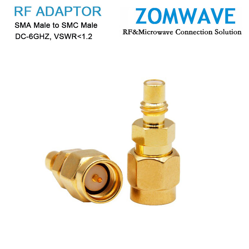 SMA Male to SMC Male Adapter, 6GHz