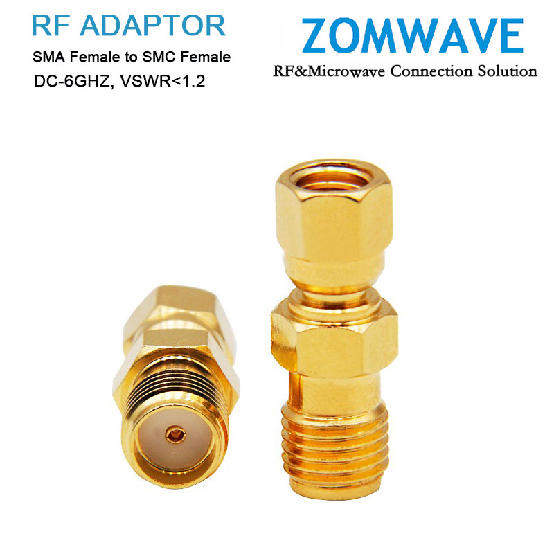 SMA Female to SMC Female Adapter, 6GHz