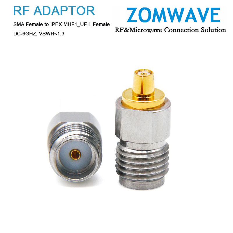 SMA Female to IPEX MHF1_UF.L Female Adapter, 6GHz