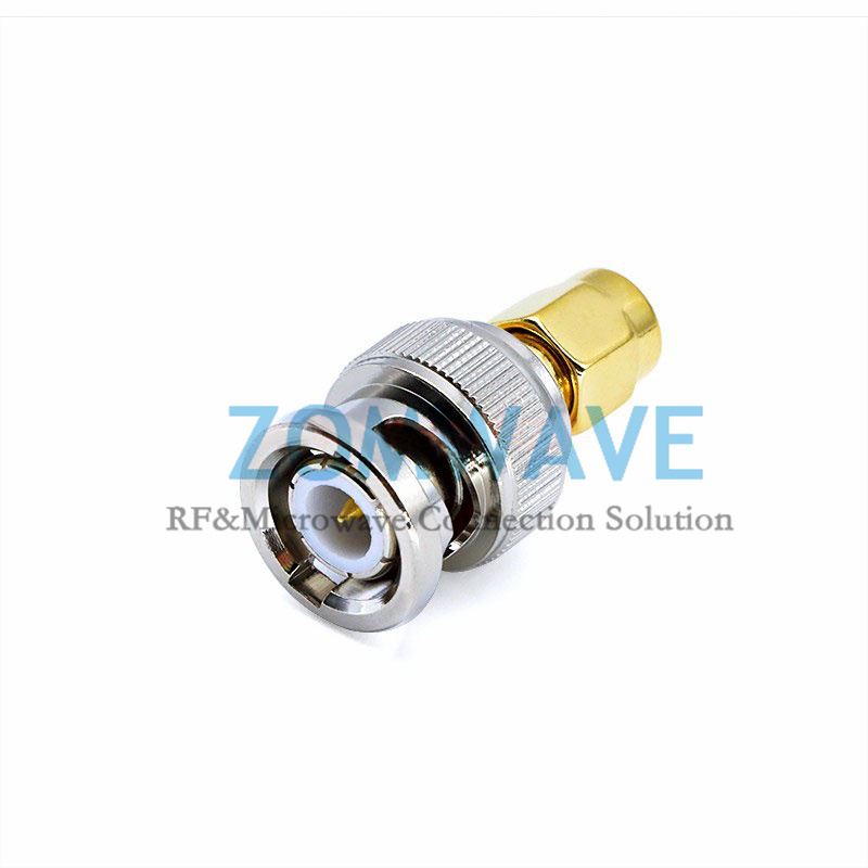SMA Male to BNC Male Adapter, 4GHz