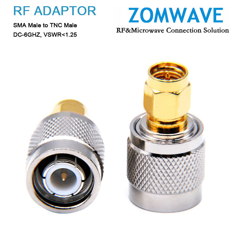 SMA Male to TNC Male Adapter, 6GHz