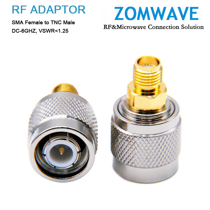 SMA Female to TNC Male Adapter, 6GHz