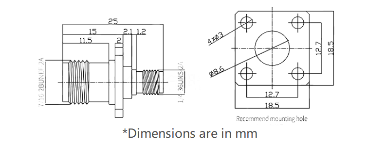 sma female adapter, sma adapter, sma rf adapter