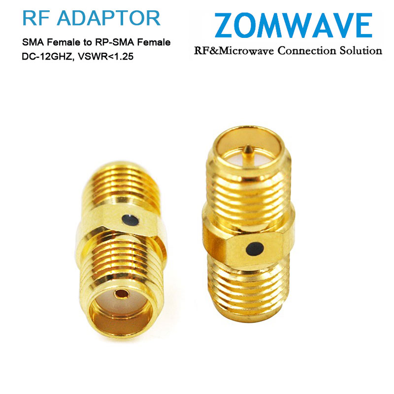 SMA Female to RP-SMA Female Adapter, 12GHz