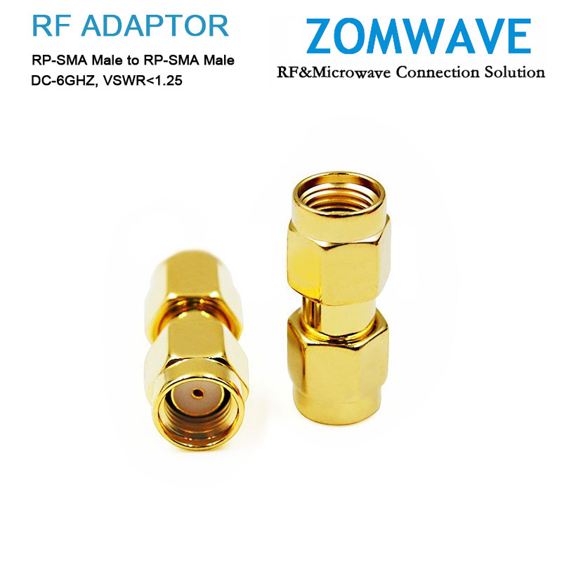 RP-SMA Male to RP-SMA Male Adapter, 6GHz