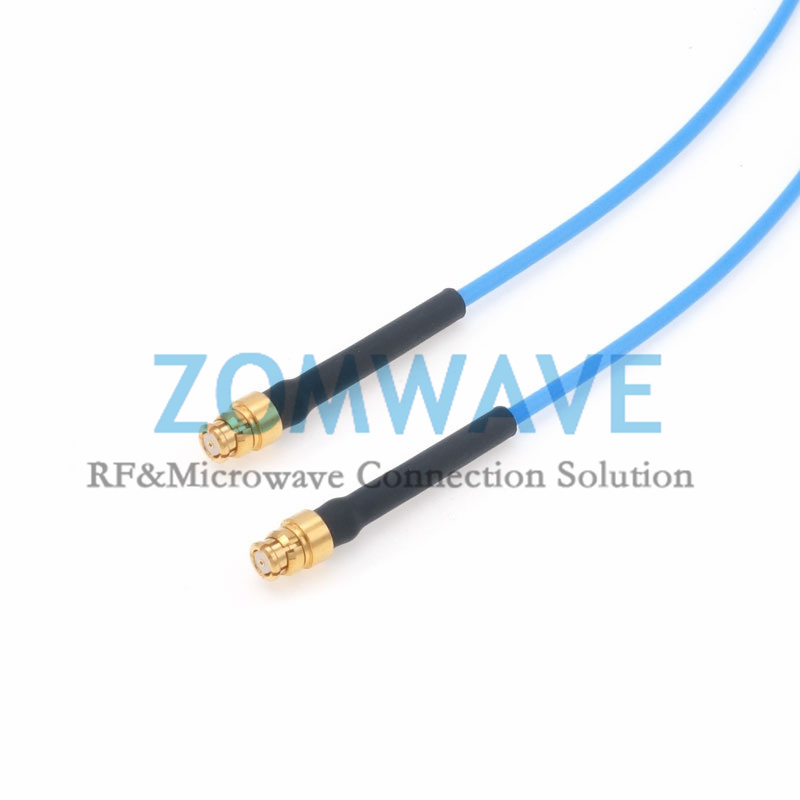 SMP(GPO) Female to SMP(GPO) Female, Flexible .047''_SS047 Cable, 26.5GHz