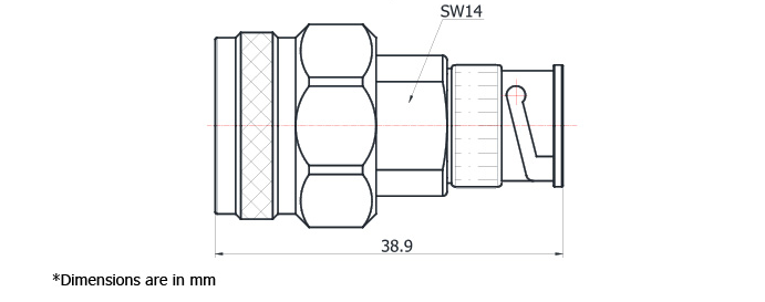 type n male adapter, rf adapters