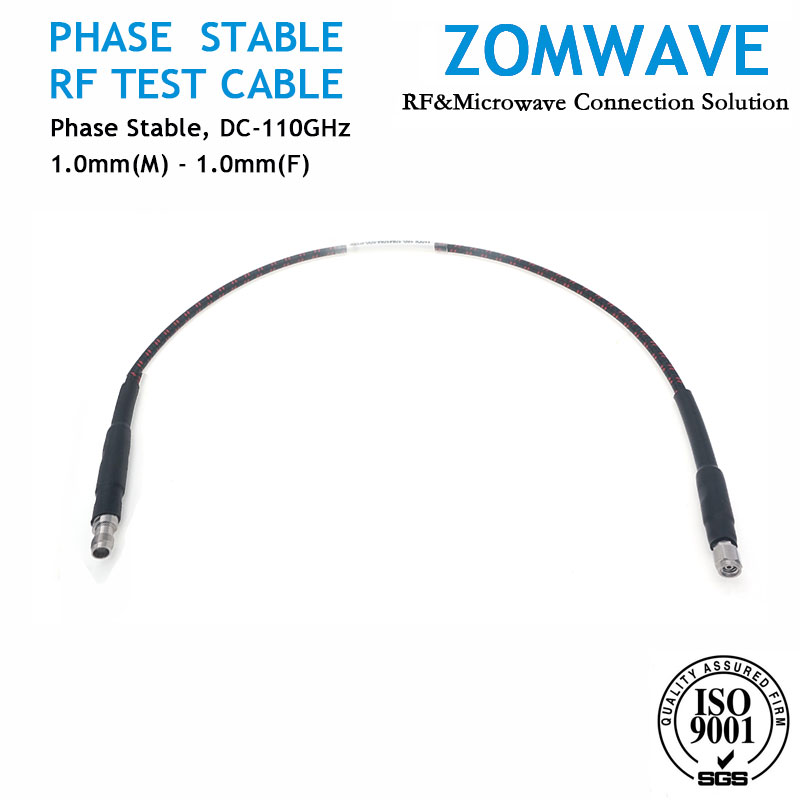 phase stable cable assembly, 1.0mm cable, rf test cable